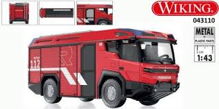 WIKING Fire engine ROSENBAUER RT (the latest new of  Rosenbauer) Diecast models