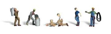 WOODLAND SCENICS set de 6 figures 