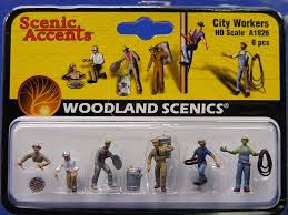 WOODLAND SCENICS set de 6 figures 