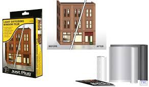 WOODLAN-SCENICS Light diffusing window film (contents diffusing film / window tint/micro sticky spots) N scale