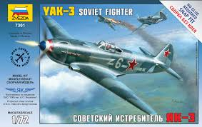 ZVEZDA plastic kit YAK-3 (cement and paints not included) Kits and plastic figures